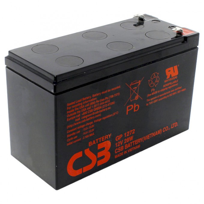 Аккумуляторная батарея CSB GP1272 F1 (12V28W) 100043287552