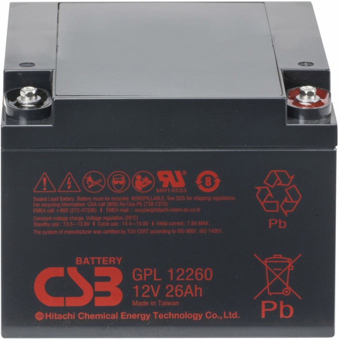 Аккумуляторная батарея CSB GPL12260 CSBGPL12260